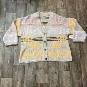 Arizona Juniors Oversized Soft Wool Blend Cardigan Button Up Woman’s Size XXL